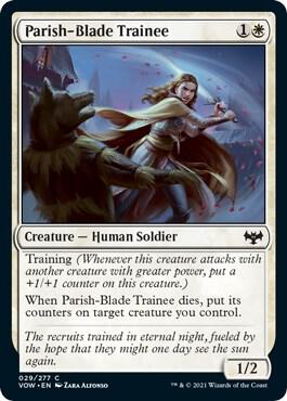 Parish-Blade Trainee [Innistrad: Crimson Vow] 29