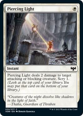 Piercing Light [Innistrad: Crimson Vow] 30
