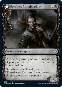Restless Bloodseeker (Showcase) [Innistrad: Crimson Vow] 295