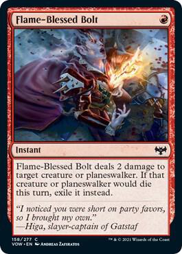 Flame-Blessed Bolt [Innistrad: Crimson Vow] 158