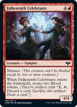 Falkenrath Celebrants [Innistrad: Crimson Vow] 156