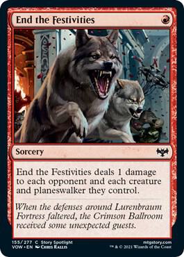 End the Festivities [Innistrad: Crimson Vow] 155