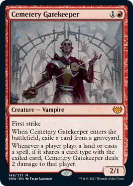 Cemetery Gatekeeper [Innistrad: Crimson Vow] 148