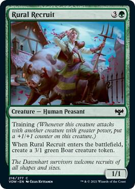 Rural Recruit [Innistrad: Crimson Vow] 216