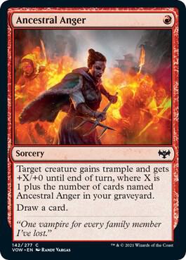Ancestral Anger [Innistrad: Crimson Vow] 142