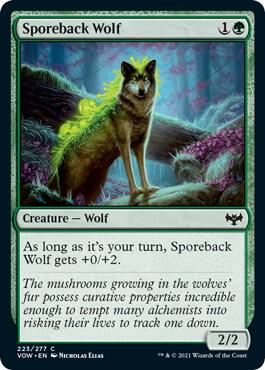 Sporeback Wolf [Innistrad: Crimson Vow] 223