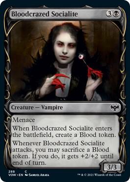 Bloodcrazed Socialite (Showcase) [Innistrad: Crimson Vow] 288