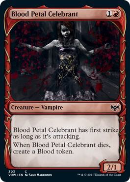 Blood Petal Celebrant (Showcase) [Innistrad: Crimson Vow] 303