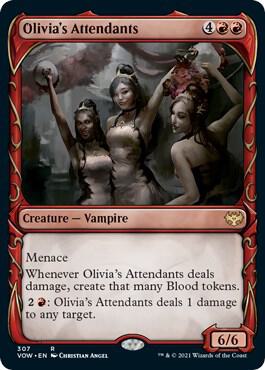 Olivia's Attendants (Showcase) [Innistrad: Crimson Vow] 307