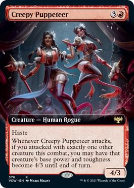 Creepy Puppeteer (Extended Art) [Innistrad: Crimson Vow] 376