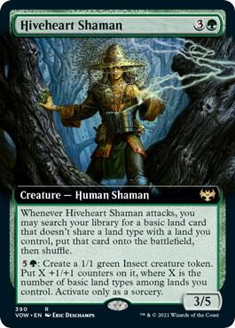 Hiveheart Shaman (Extended Art) [Innistrad: Crimson Vow] 390