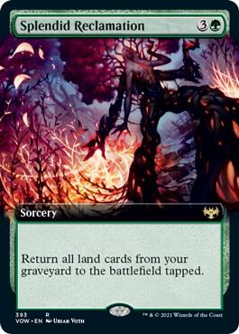 Splendid Reclamation (Extended Art) [Innistrad: Crimson Vow] 393
