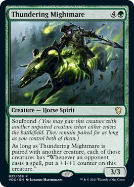 Thundering Mightmare [Commander: Innistrad: Crimson Vow] 37