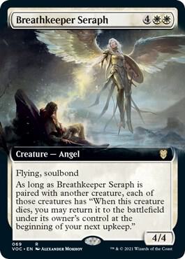 Breathkeeper Seraph (Extended Art) [Commander: Innistrad: Crimson Vow] 69