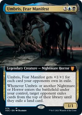 Umbris, Fear Manifest (Extended Art) [Commander: Innistrad: Crimson Vow] 76