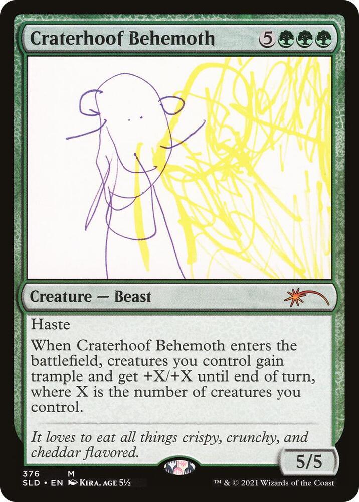 Craterhoof Behemoth (376) [Secret Lair Drop Series] 376