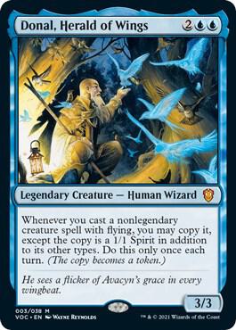 Donal, Herald of Wings [Commander: Innistrad: Crimson Vow] 3