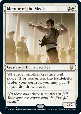 Mentor of the Meek [Commander: Innistrad: Crimson Vow] 93