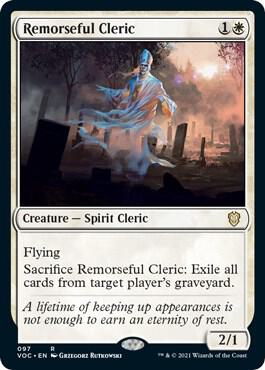 Remorseful Cleric [Commander: Innistrad: Crimson Vow] 97