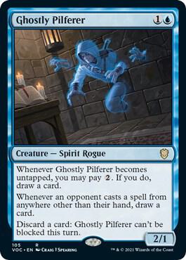 Ghostly Pilferer [Commander: Innistrad: Crimson Vow] 105