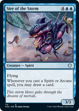 Sire of the Storm [Commander: Innistrad: Crimson Vow] 113