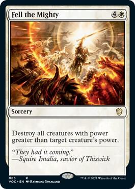 Fell the Mighty [Commander: Innistrad: Crimson Vow] 85
