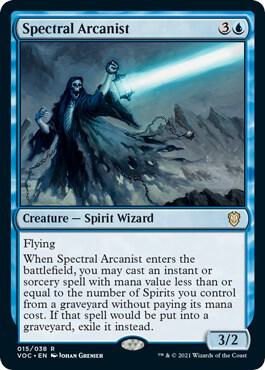 Spectral Arcanist [Commander: Innistrad: Crimson Vow] 15