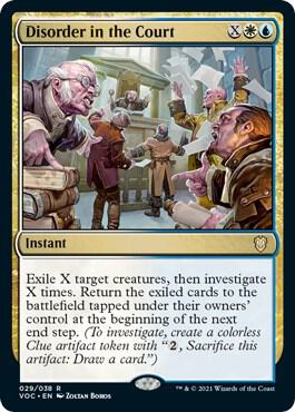 Disorder in the Court [Commander: Innistrad: Crimson Vow] 29