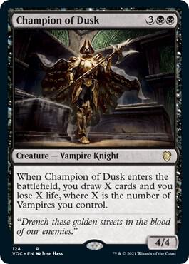 Champion of Dusk [Commander: Innistrad: Crimson Vow] 124