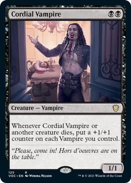 Cordial Vampire [Commander: Innistrad: Crimson Vow] 125
