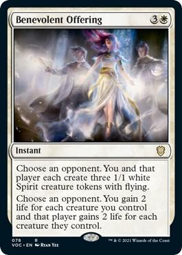 Benevolent Offering [Commander: Innistrad: Crimson Vow] 78