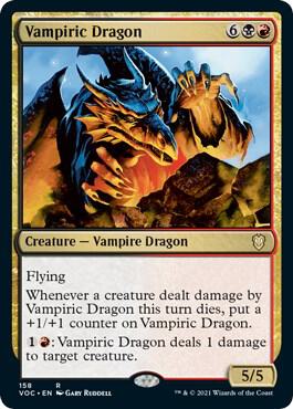 Vampiric Dragon [Commander: Innistrad: Crimson Vow] 158