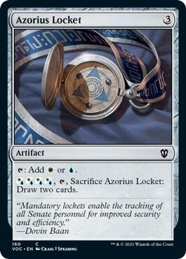 Azorius Locket [Commander: Innistrad: Crimson Vow] 160