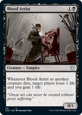 Blood Artist [Commander: Innistrad: Crimson Vow] 119