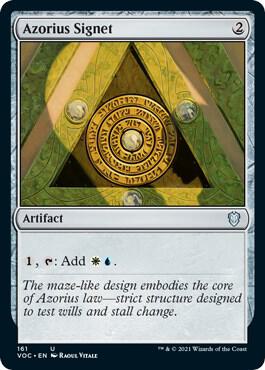 Azorius Signet [Commander: Innistrad: Crimson Vow] 161