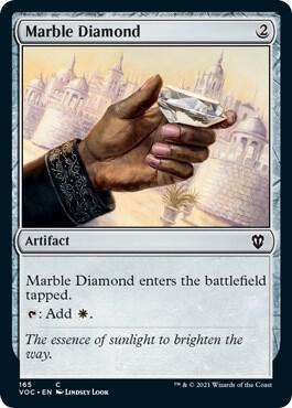 Marble Diamond [Commander: Innistrad: Crimson Vow] 165
