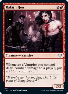 Rakish Heir [Commander: Innistrad: Crimson Vow] 149