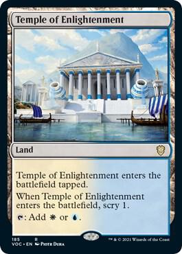 Temple of Enlightenment [Commander: Innistrad: Crimson Vow] 185