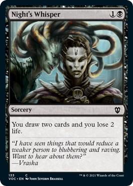 Night's Whisper [Commander: Innistrad: Crimson Vow] 133