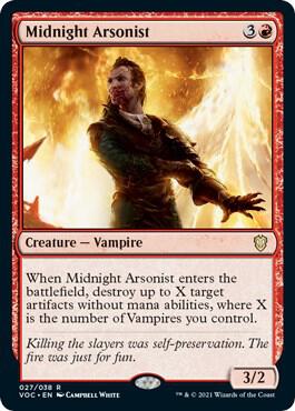 Midnight Arsonist [Commander: Innistrad: Crimson Vow] 27