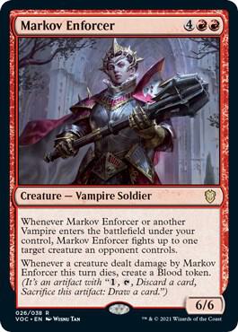 Markov Enforcer [Commander: Innistrad: Crimson Vow] 26