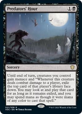 Predators' Hour [Commander: Innistrad: Crimson Vow] 21