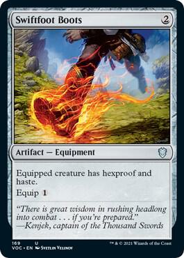Swiftfoot Boots [Commander: Innistrad: Crimson Vow] 169
