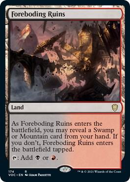Foreboding Ruins [Commander: Innistrad: Crimson Vow] 174