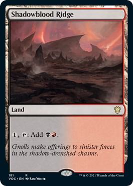 Shadowblood Ridge [Commander: Innistrad: Crimson Vow] 181