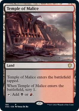 Temple of Malice [Commander: Innistrad: Crimson Vow] 186