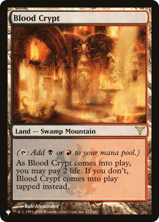 Blood Crypt [The List Reprints] 171/180
