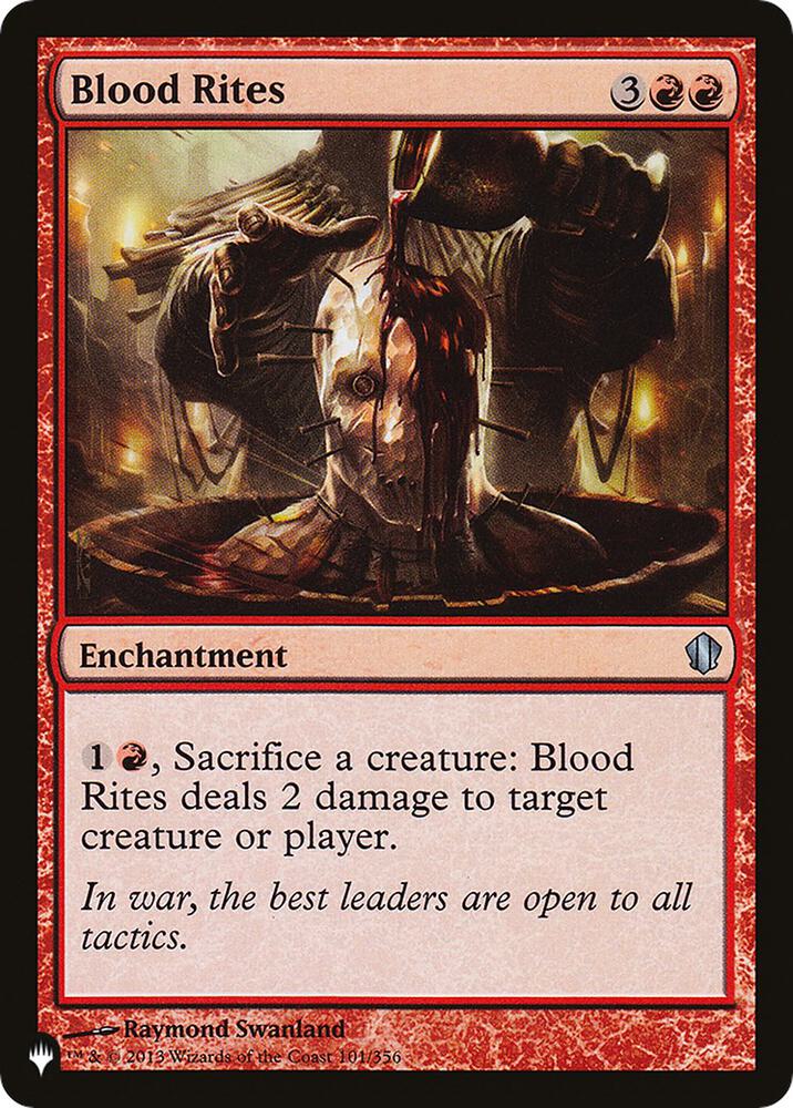 Blood Rites [The List Reprints] 101/356