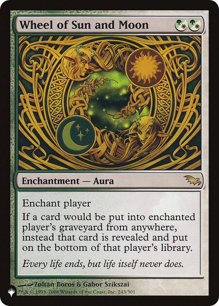 Wheel of Sun and Moon [The List Reprints] 243/301