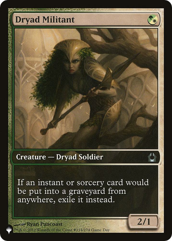 Dryad Militant [The List Reprints] 214/274
